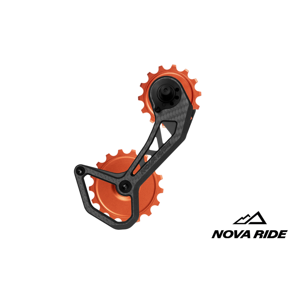 Nova Ride CCD EVO S Pulley Wheels 14/17T (Pair) - Orange