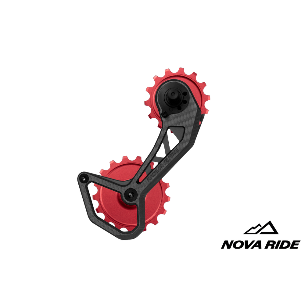 Nova Ride CCD EVO S Pulley Wheels 14/17T (Pair) - Red