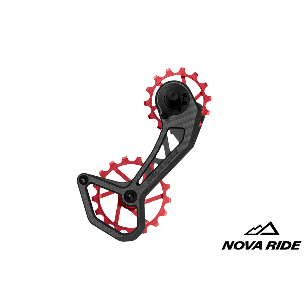 Nova Ride CCD EVO Pulley Wheels 14/17T (Pair) - Red