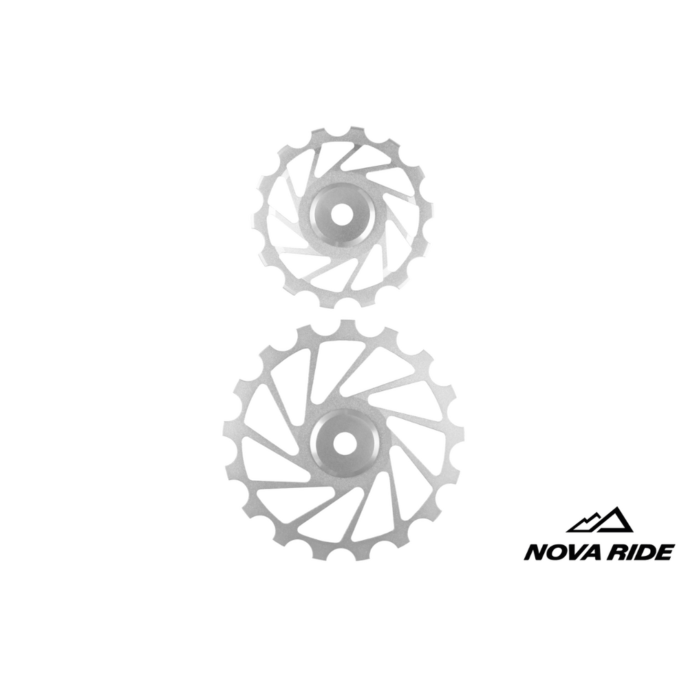 Nova Ride CCD Pulley Wheels 14/17T (Pair) - Silver