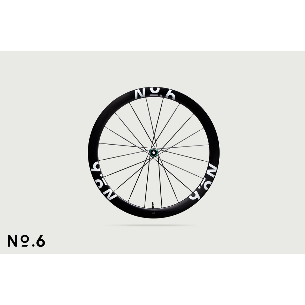 No.6 42/48 Superlight All Round Road Wheelset - White Graphics