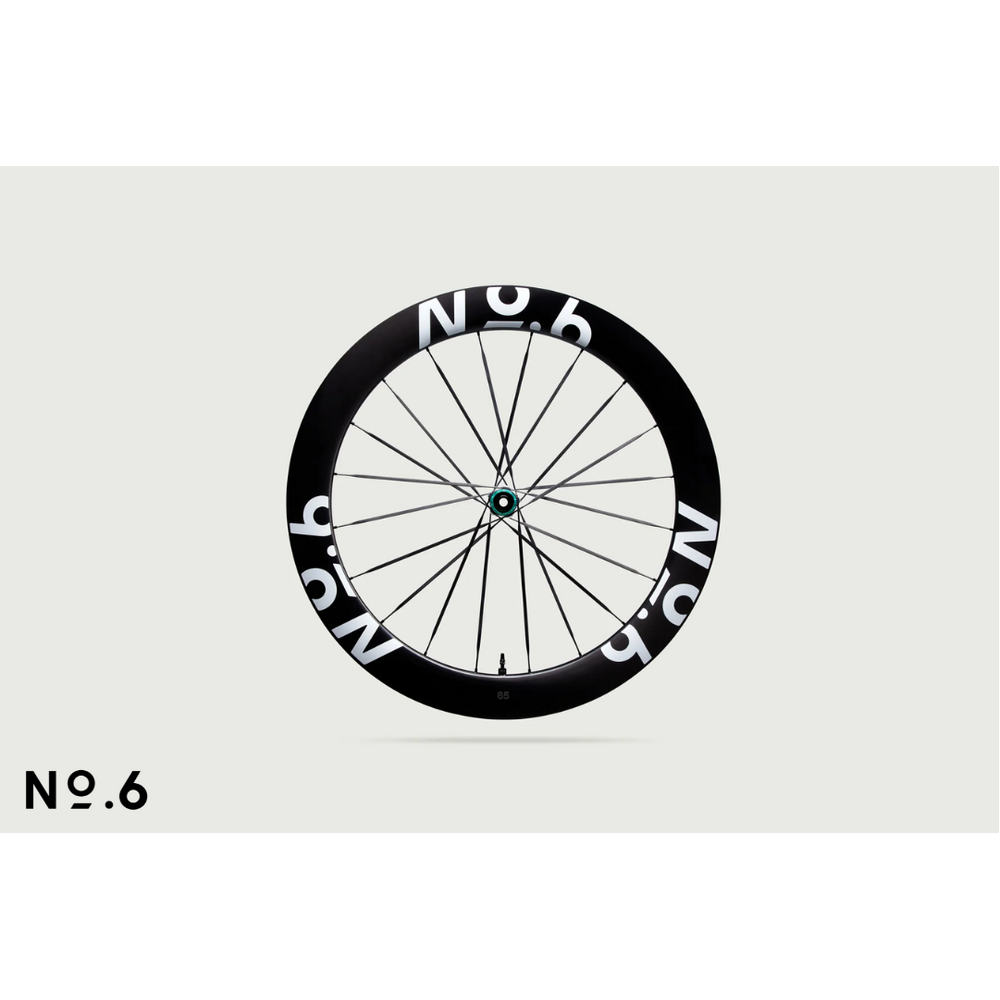 No.6 58/65 Superlight Aero+ Road Wheelset - White Graphics